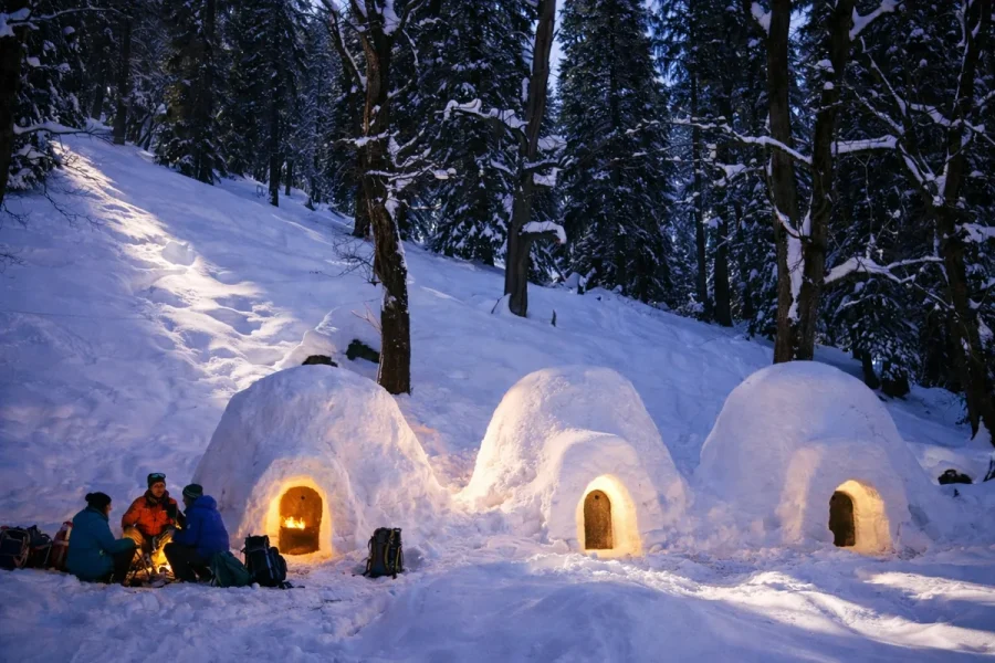 igloo Stays in sethan 4, Hampta Valley Trek, Hampta Valley Snow Trek, Hampta Valley