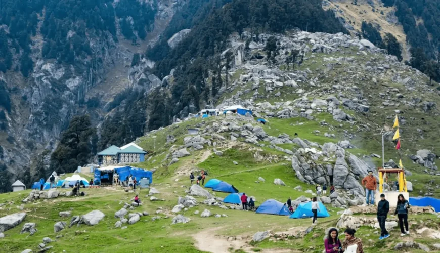 Triund Trek Campsite, hiking trails in himachal